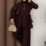 Princess Kat Kat Vual İkili Takım - Mürdüm