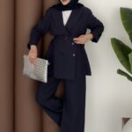 Natural Keten İkili Takım - Lacivert