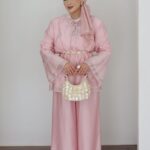 Hawai Desenli Vual İkili Takım - Pembe