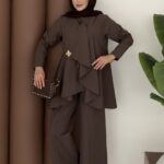 Dream Bronşlu İkili Takım - Kahverengi