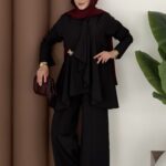 Dream Bronşlu İkili Takım - Siyah