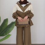 Qampüs Garnili Tensel İkili Takım - Haki