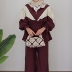 Qampüs Garnili Tensel İkili Takım -Bordo