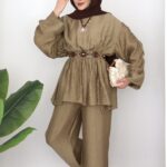 Charm İnci Tensel İkili Takım - Haki