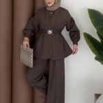 Coach Kemerli İkili Takım - Kahverengi