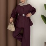 Coach Kemerli İkili Takım - Mürdüm