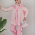 Twist Muadil Gömlekli Üçlü Takım - Pembe