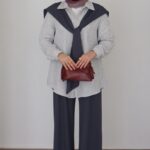 Twist Muadil Gömlekli Üçlü Takım - Antrasit