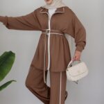 Orijinal Oysh Muadil İkili Takım - Kahverengi
