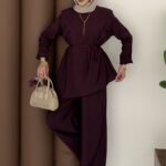 Monch Vatkalı Modal İkili Takım - Bordo