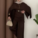 Elegant Tasarım Oysh İkili Takım - Kahverengi