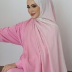 MNB Degrade Kraş Şal - Pembe