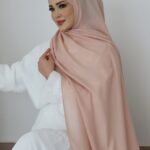 MNB Native Bordürlü Naia Şal - Somon