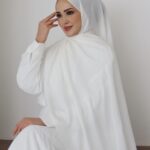 MNB Native Bordürlü Naia Şal - Beyaz