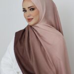 MNB Degrade Kraş Şal - Gül Kurusu