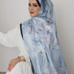 MNB Lavinya Pamuk Şal - Mavi