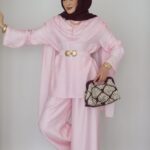 Bella Tensel Müslin İkili Takım - Pembe
