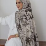 MNB Flowers Pamuk Şal - 5