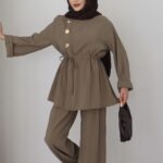 Plummy Soft Tensel İkili Takım - Haki