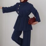 Plummy Soft Tensel İkili Takım - Lacivert
