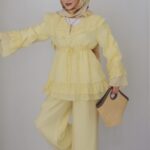 Yasmin Astarlı Vual İkili Takım - Sarı