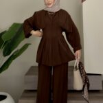 Suud Arabic İkili Takım - Kahverengi