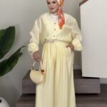 GODOX Düğmeli Modal Takım - Sarı