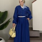 GODOX Düğmeli Modal Takım - Saks